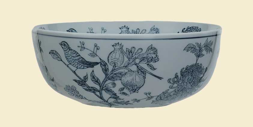 Birds & Botanicals Stoneware Bowl