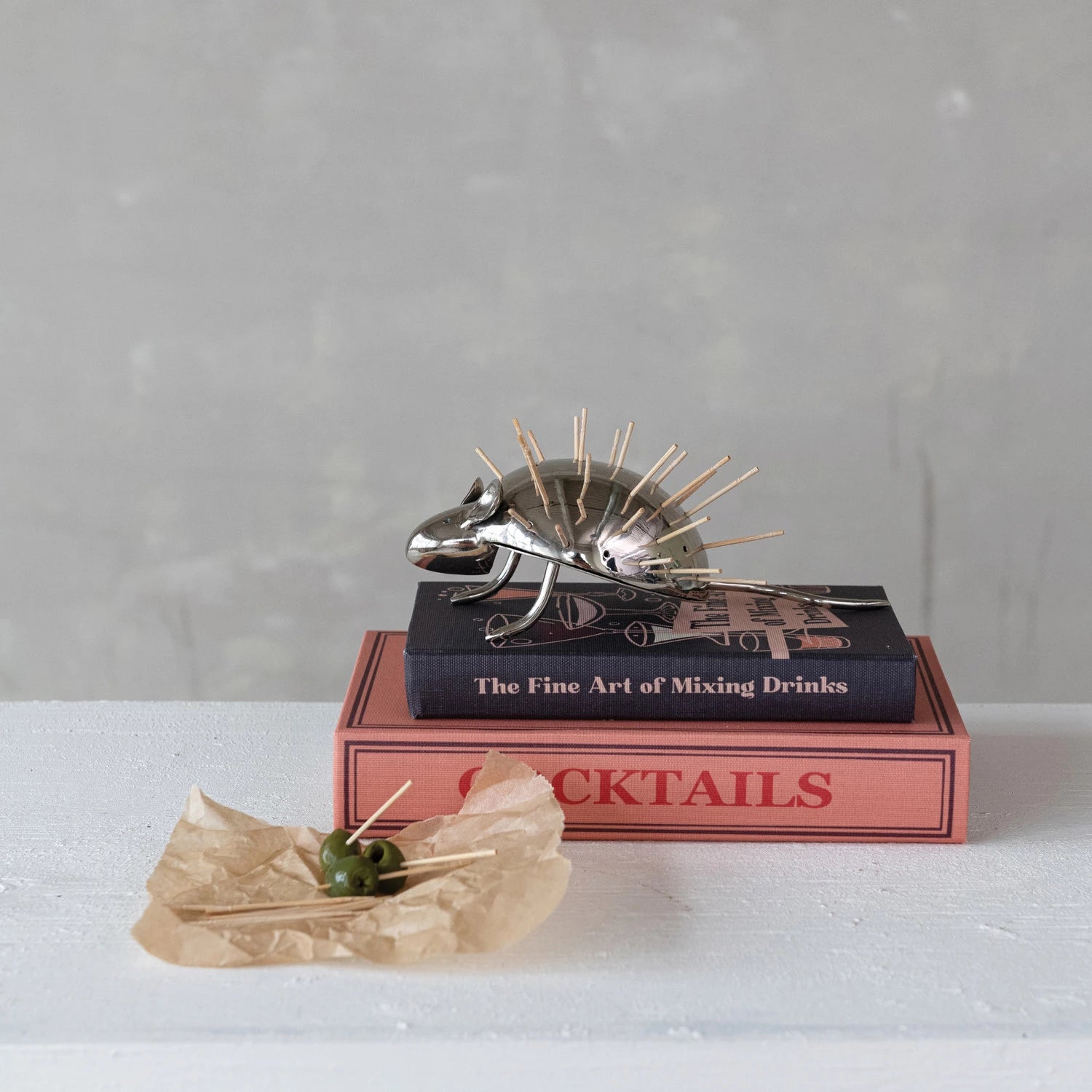 Vintage Reproduction Mouse Toothpick Holder