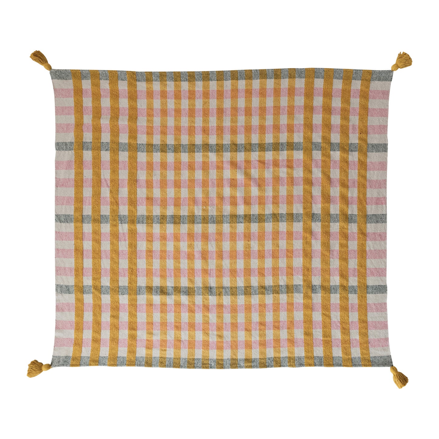 Plaid Jacquard Throw