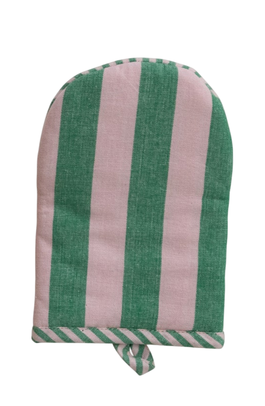 Striped Oven Mitt