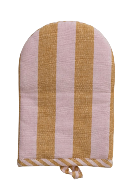 Striped Oven Mitt