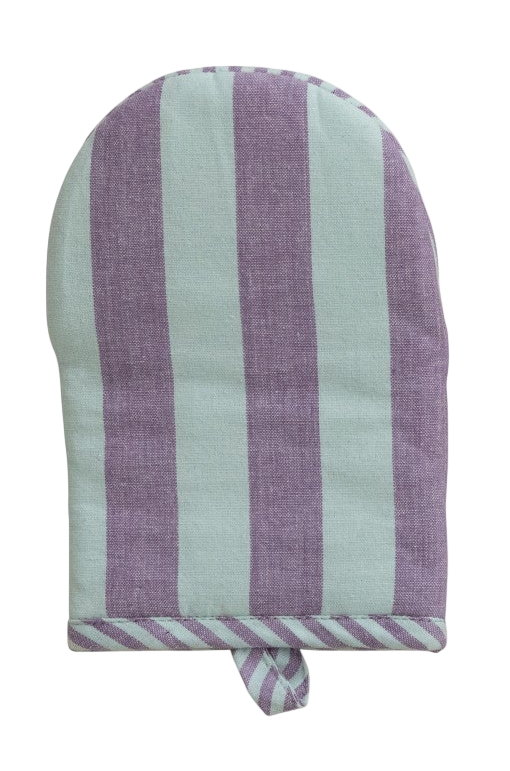 Striped Oven Mitt