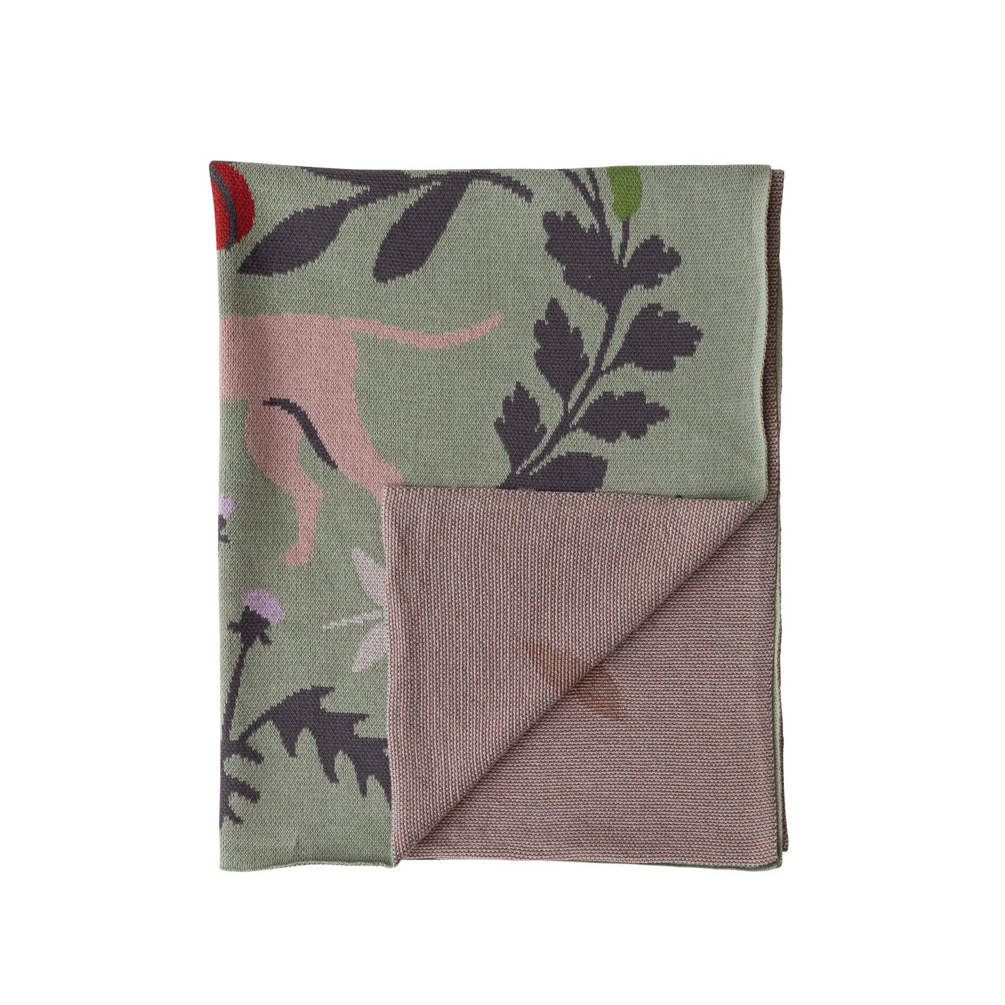 Baby Blanket with Botanicals & Animals