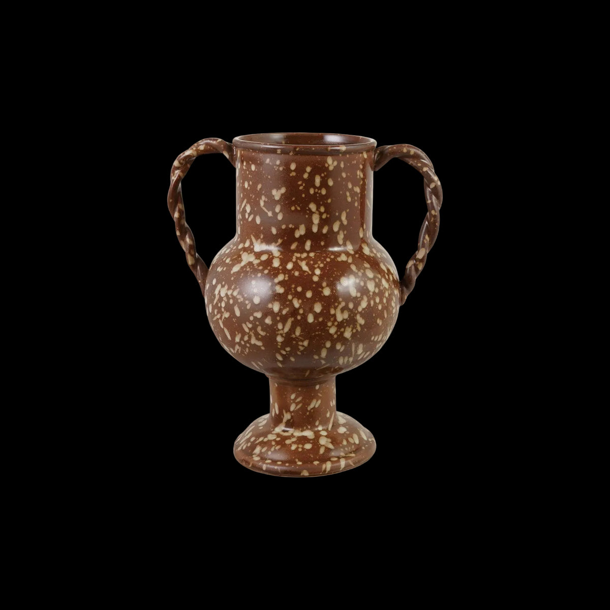 Twisted Stoneware Urn