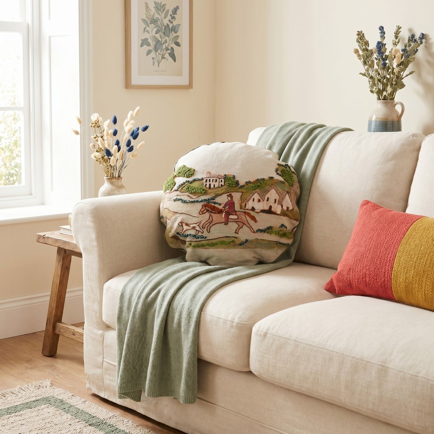 Countryside Throw Pillow