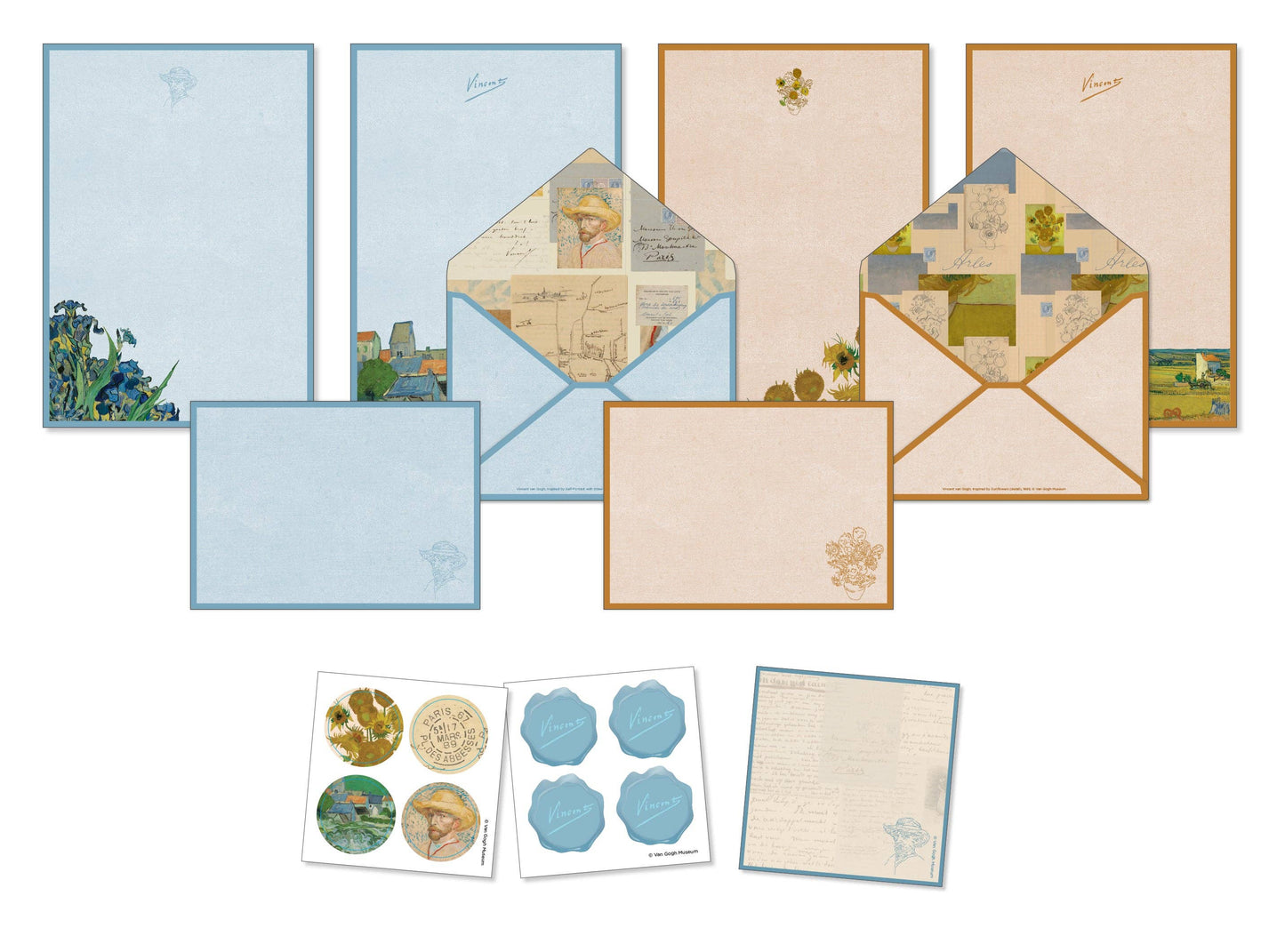 Van Gogh Letters Stationery Set