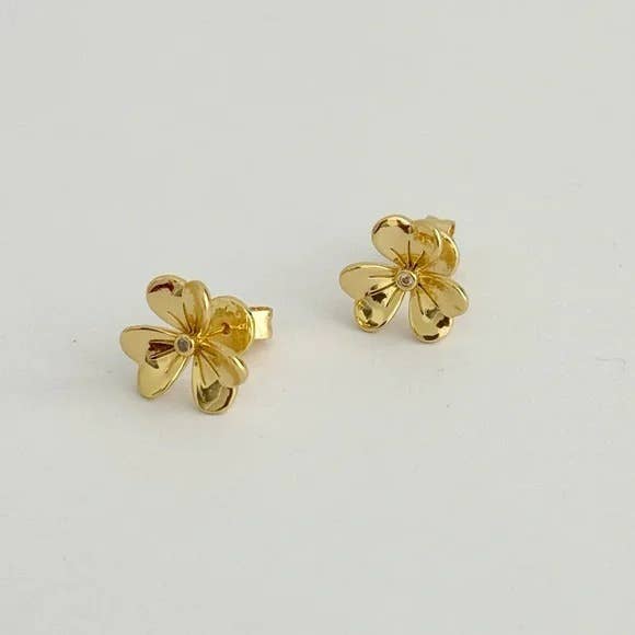 La Flor Dor Stud Earrings