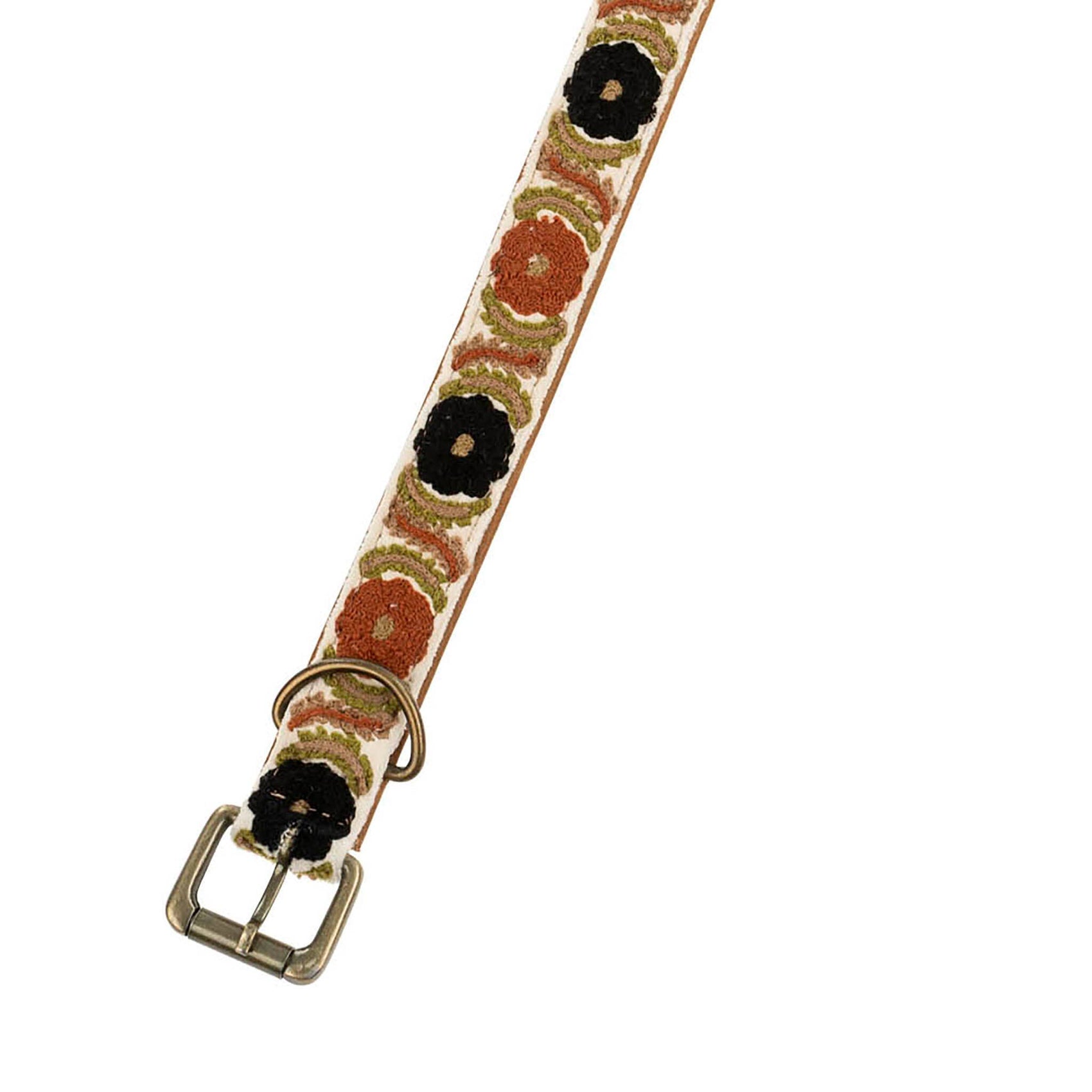 Bruli Embroidered Dog Collar M