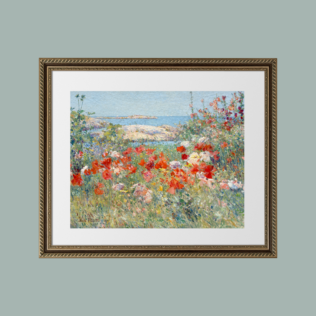 Isles in Maine Antique Art Print