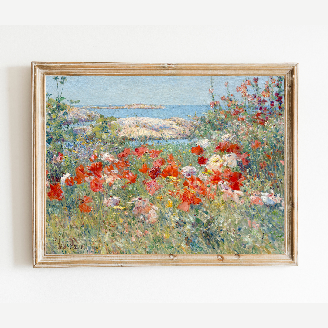 Isles in Maine Antique Art Print