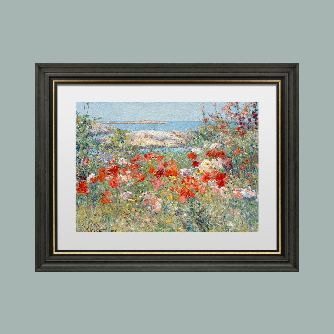 Isles in Maine Antique Art Print