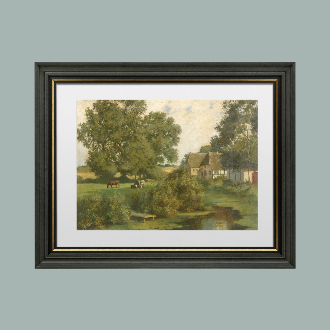Northern German Landscape Art Print