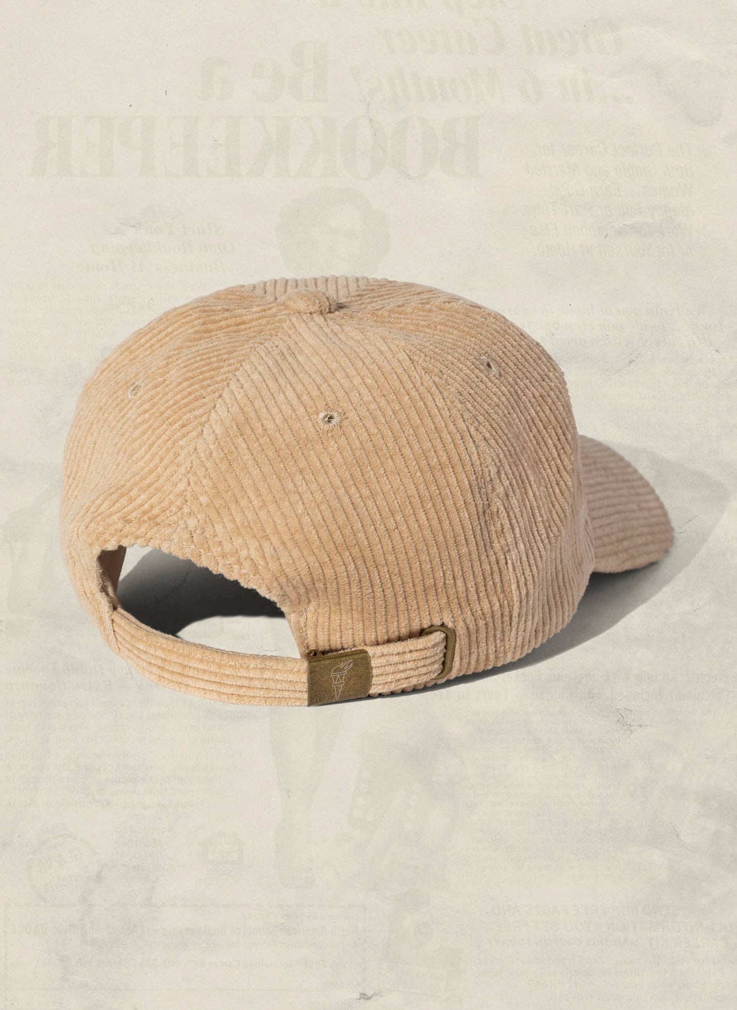 Corduroy Dad Hat - Eggshell
