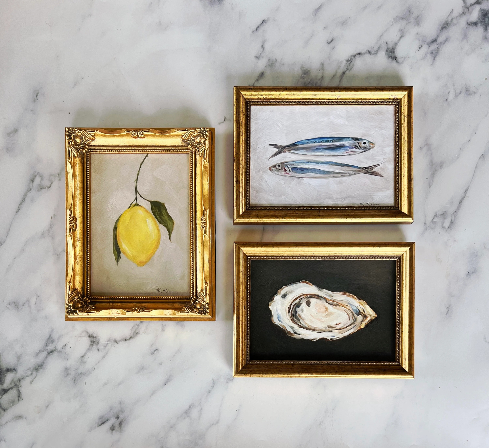 Sardines II - Art Print (unframed) : 5x7"