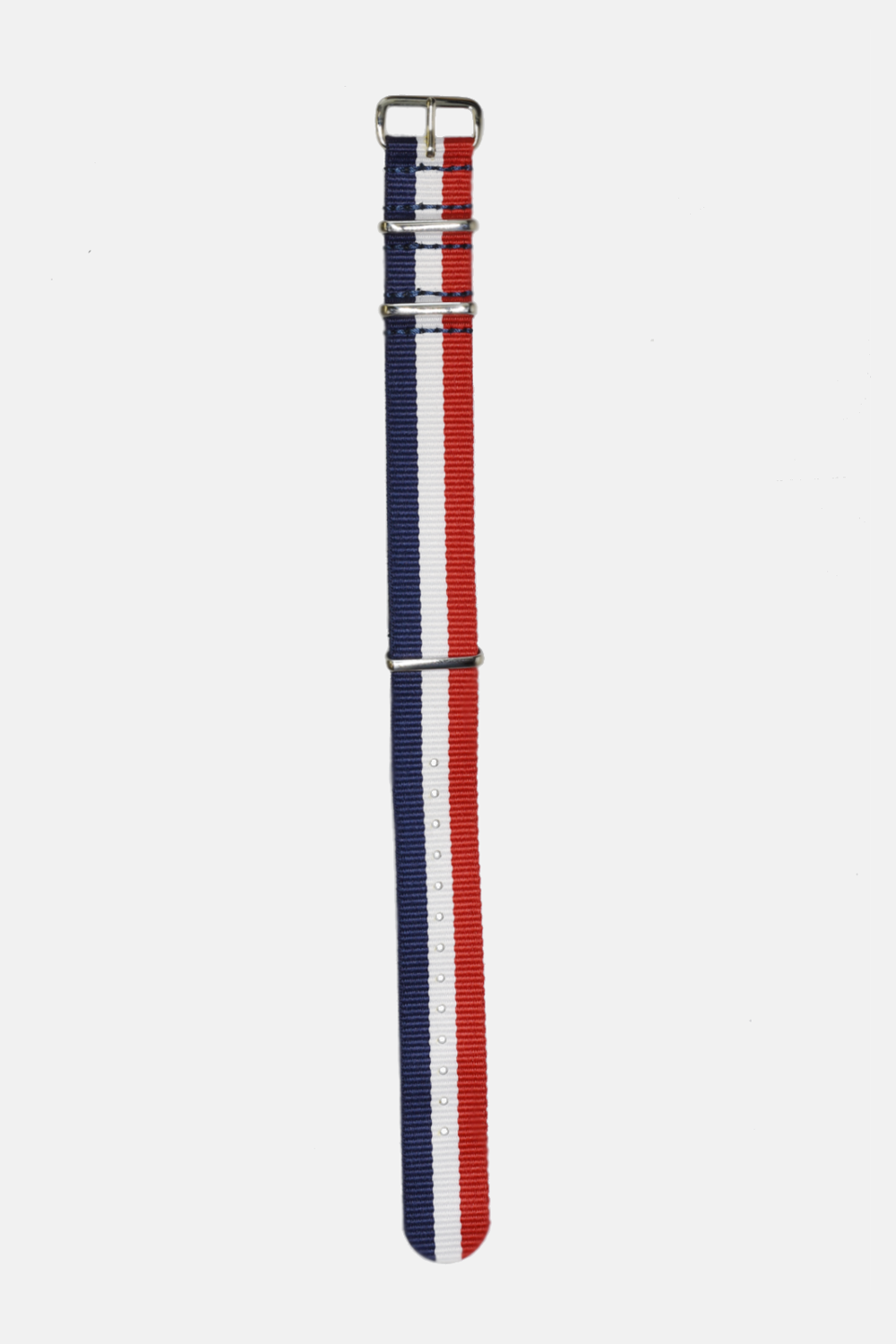 18mm // 20mm Red White Blue Nato Strap: 20mm