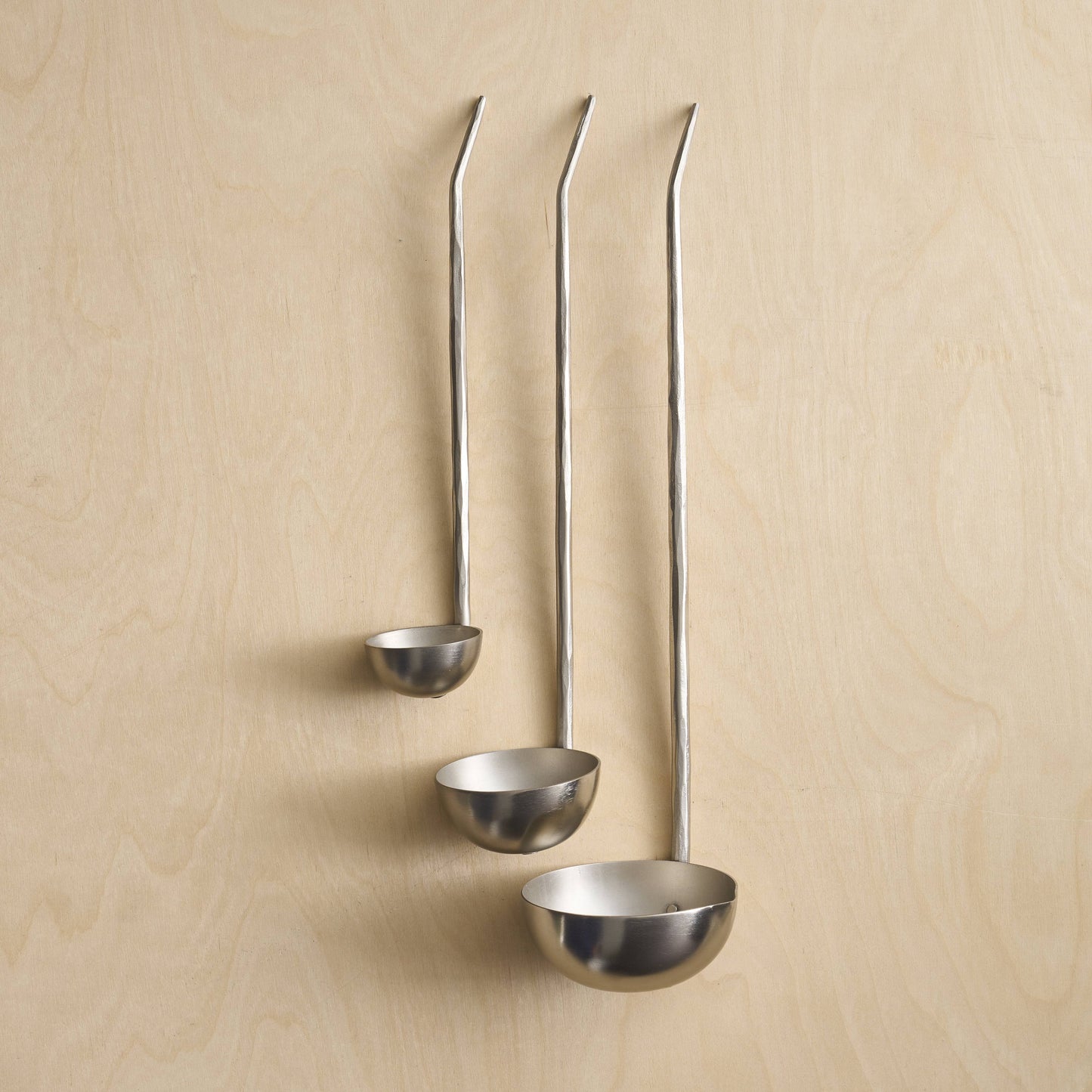 Forge Pewter Ladles - Set of 3