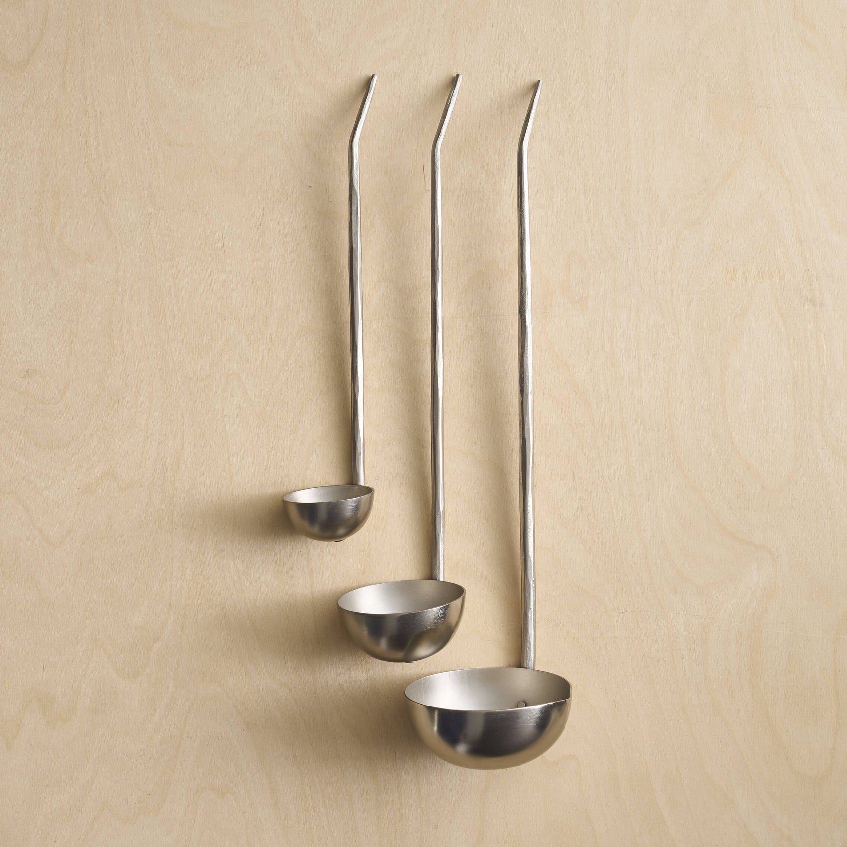 Forge Pewter Ladles - Set of 3