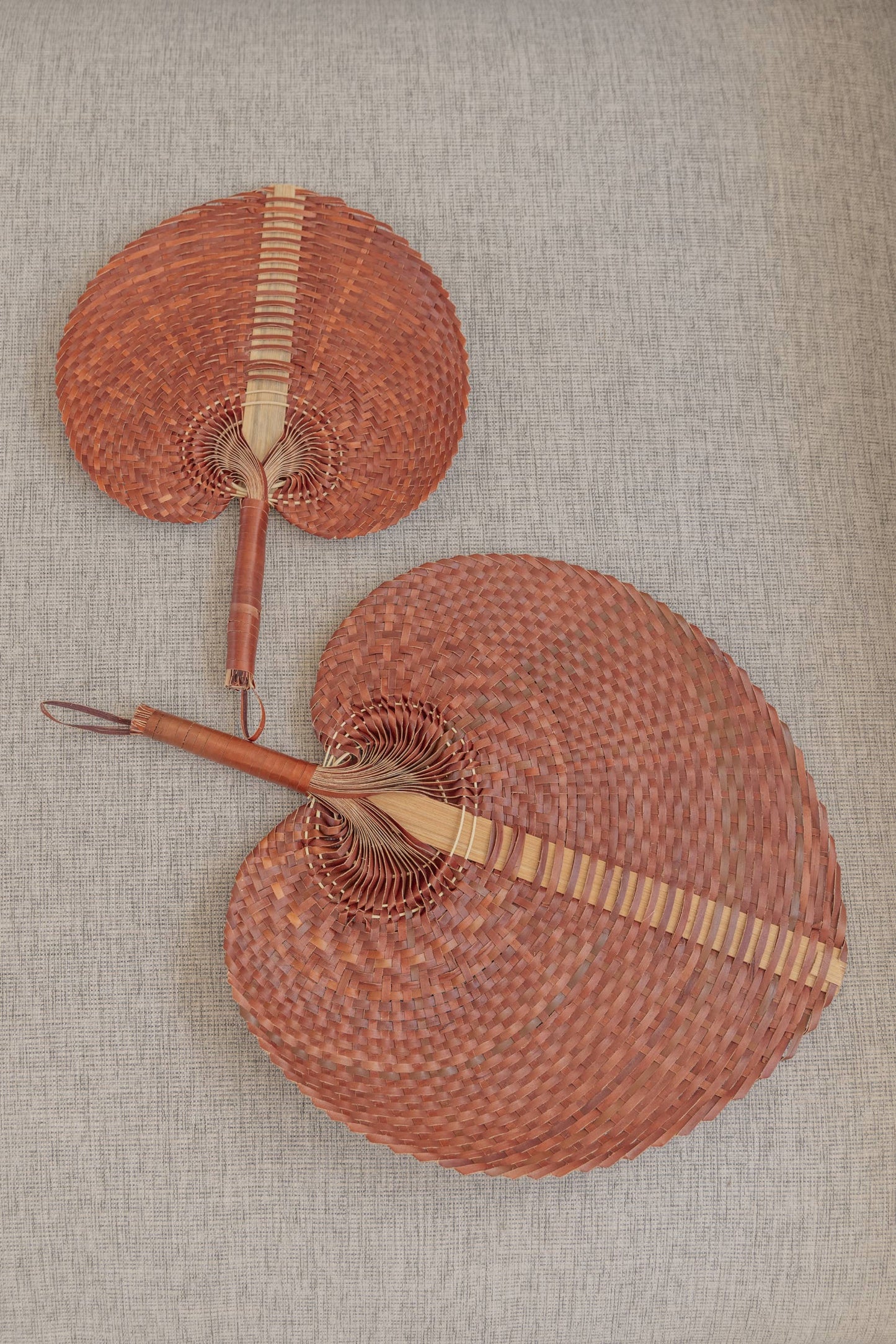 Woven Paradisio Fan in Clay: Large