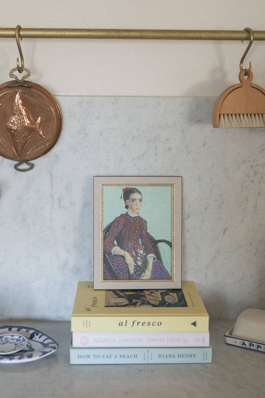 La Mousme Portrait Framed Antique Art: 7x9