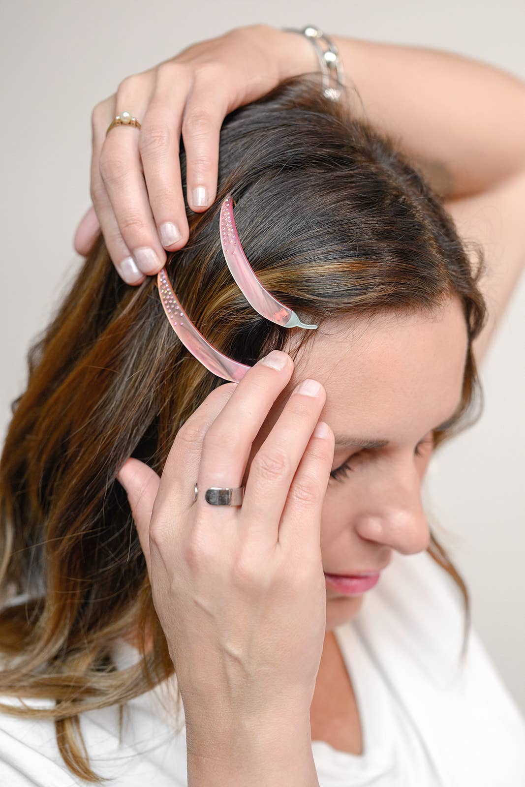 Women's Thai Chili Pepper Acetate Barrette Clip Set