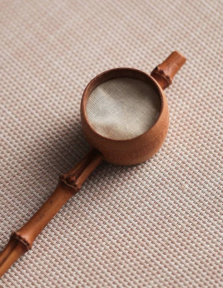 Gohobi Bamboo Tea Strainer: A (Net filter)