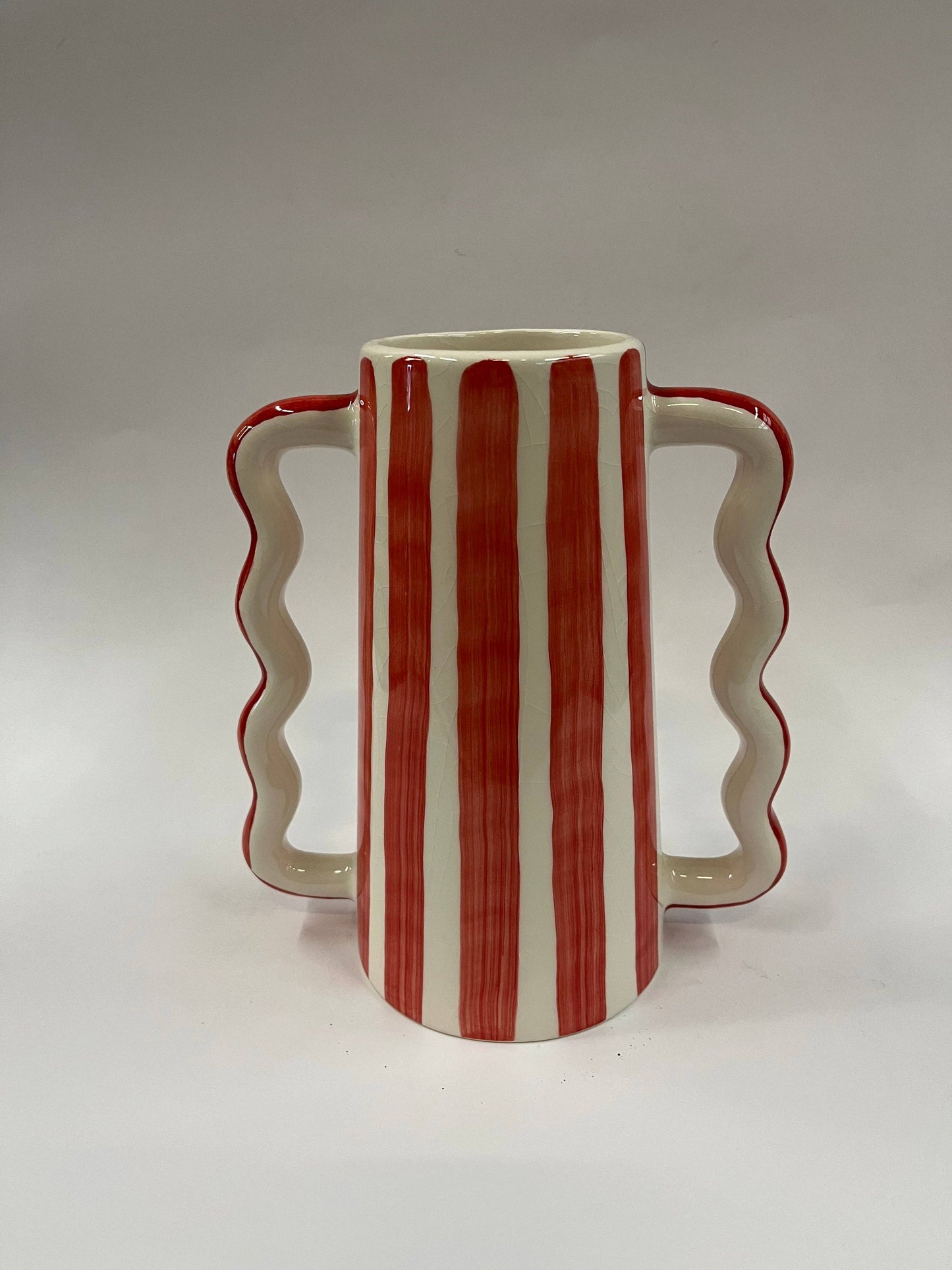 Squiggle Vase Small: Red