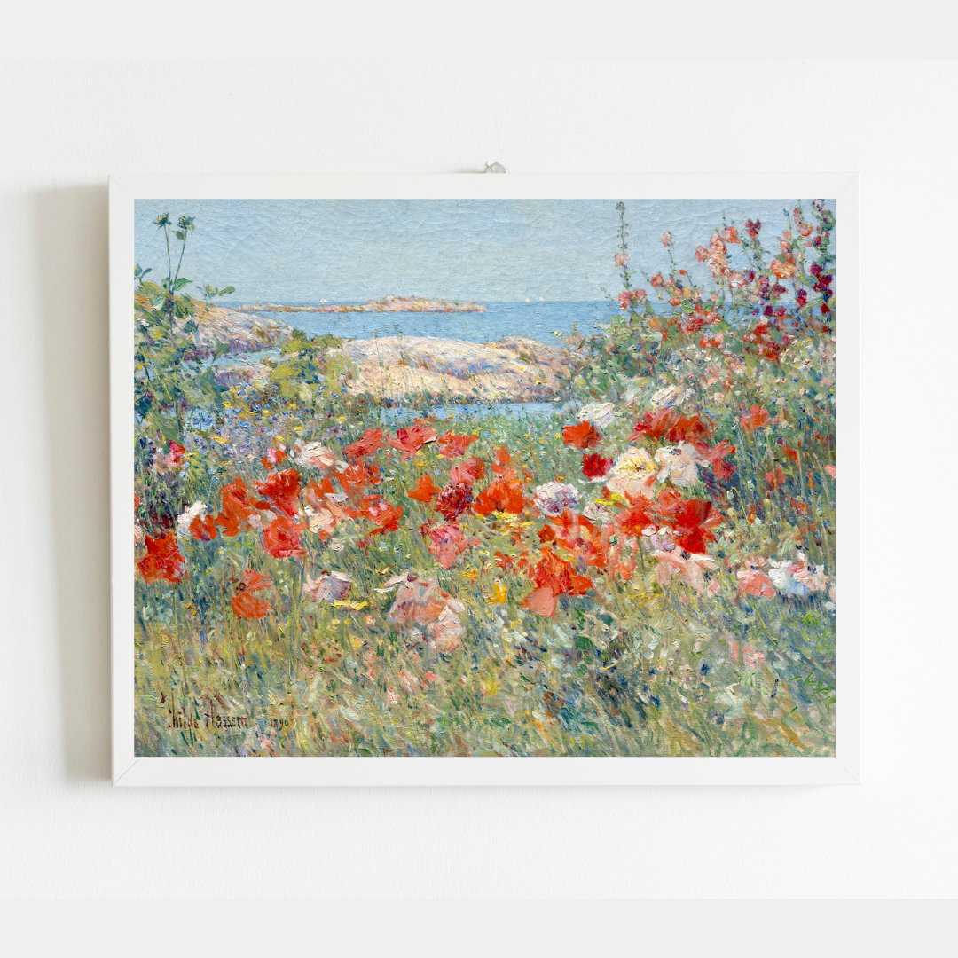 Isles in Maine Antique Art Print