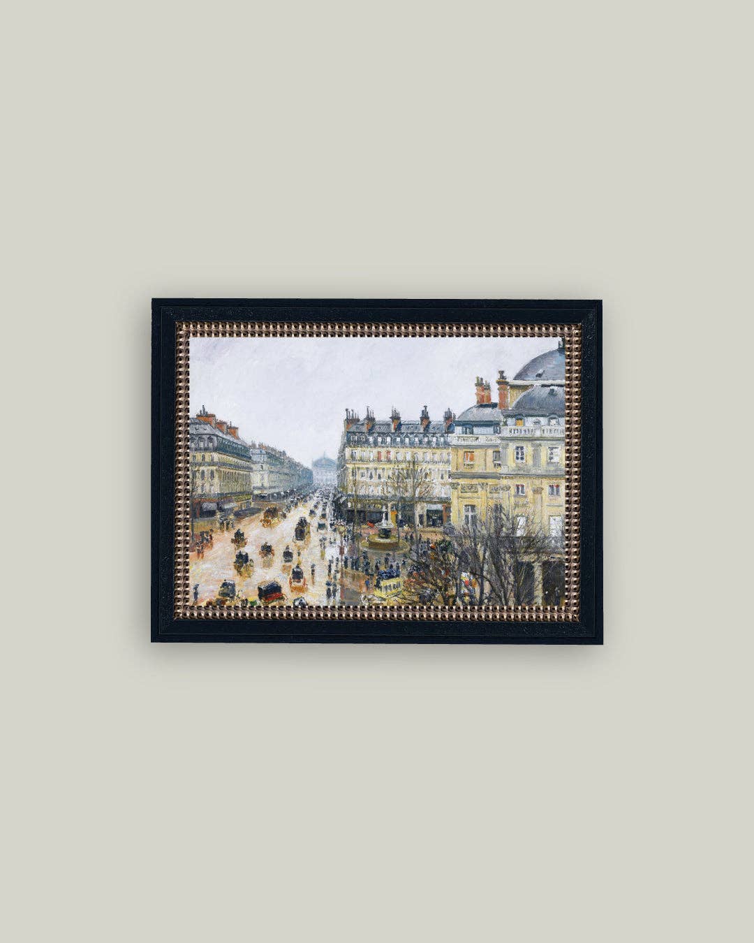 Place Du Theatre Framed Antique Art: 16x12