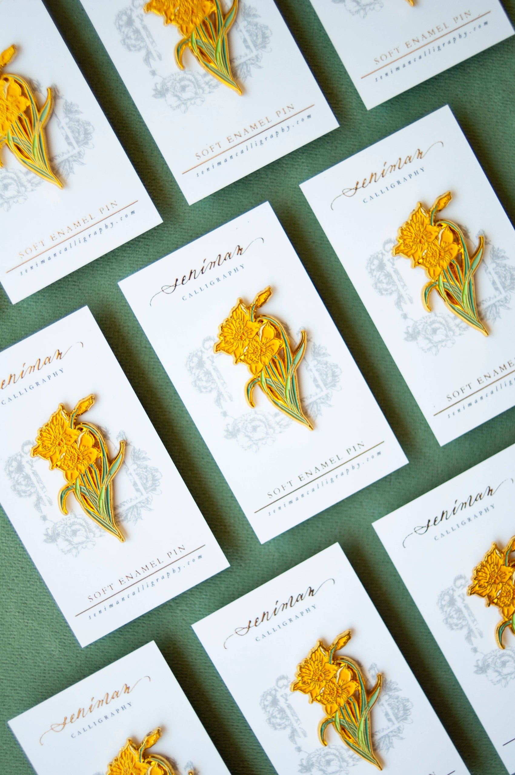 Yellow Daffodil Soft Enamel Pin