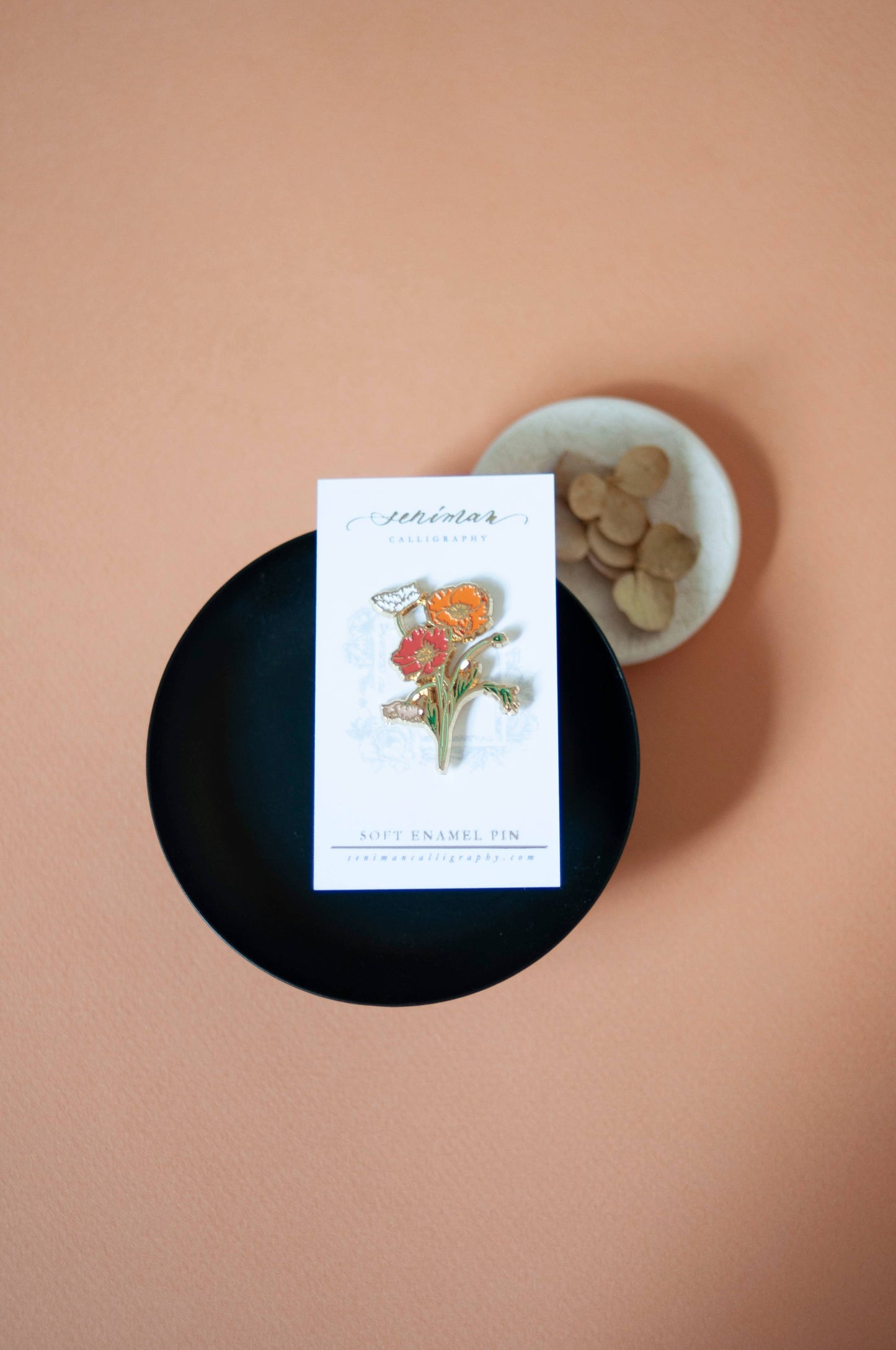 Iceland Poppies Soft Enamel Pin