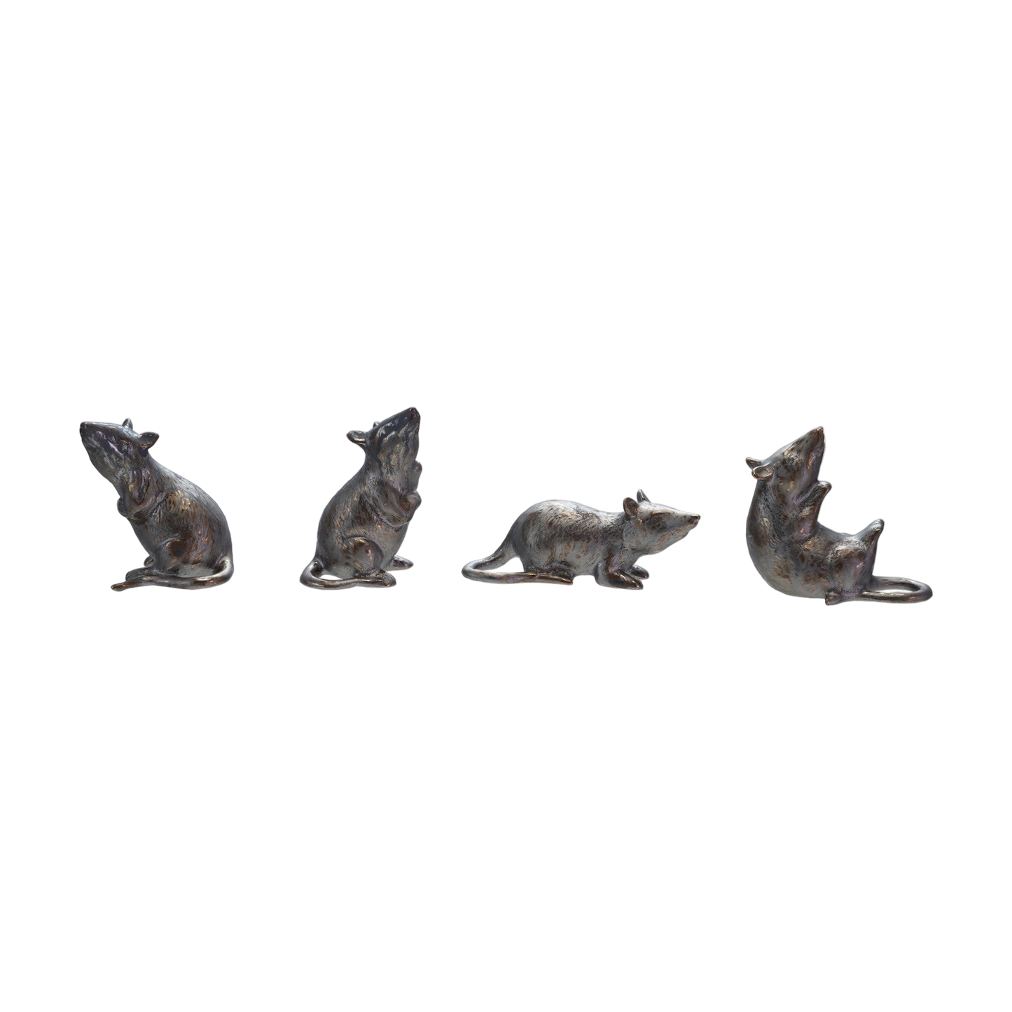 Bronzed Pottery Mouse - 4 Styles