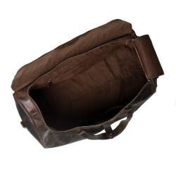 Darell Buffalo Leather Duffle Bag