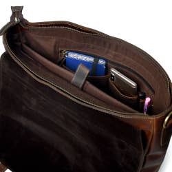 The Abai Buffalo Leather Messenger Bag