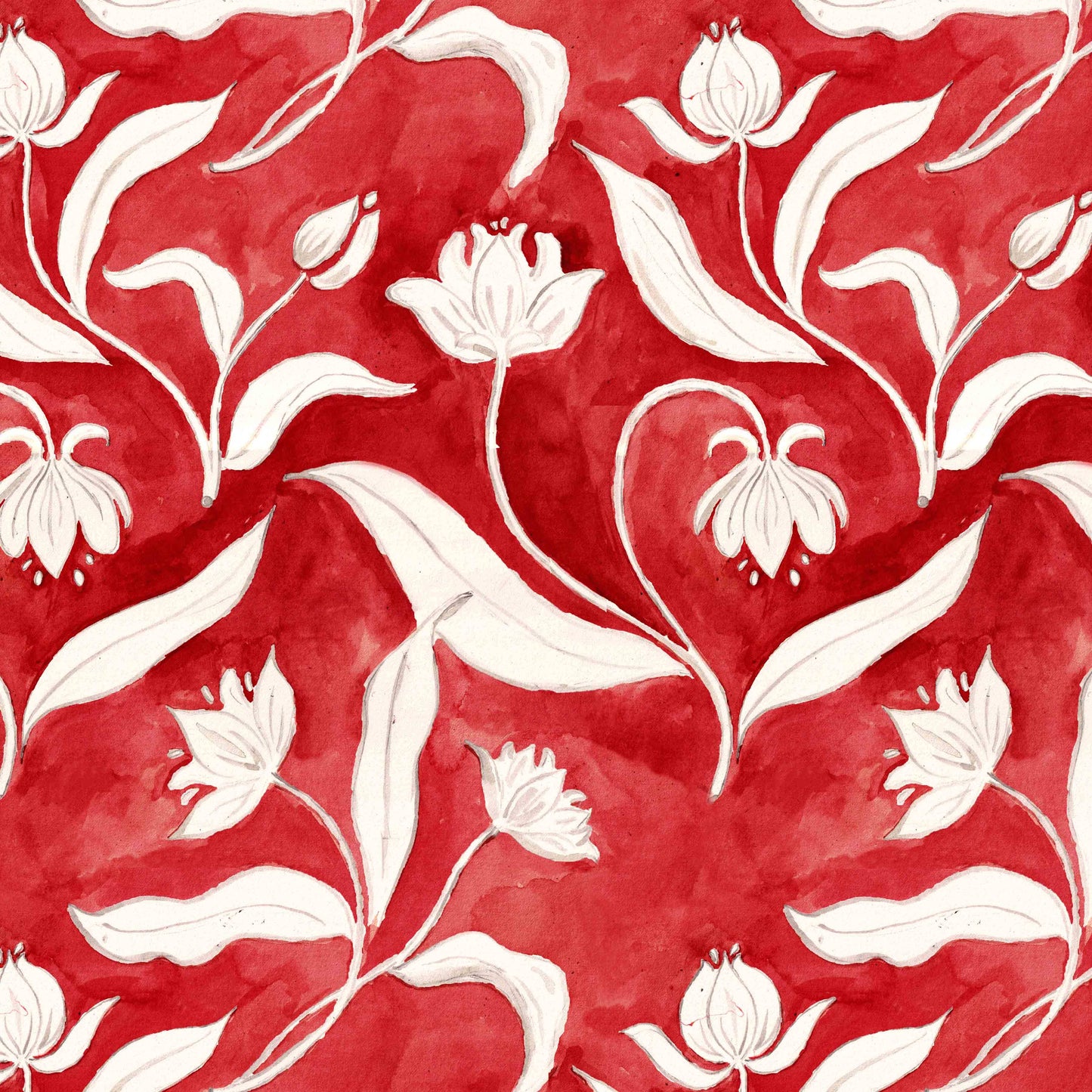 Tangled Tulips Wrapping Paper Sheets