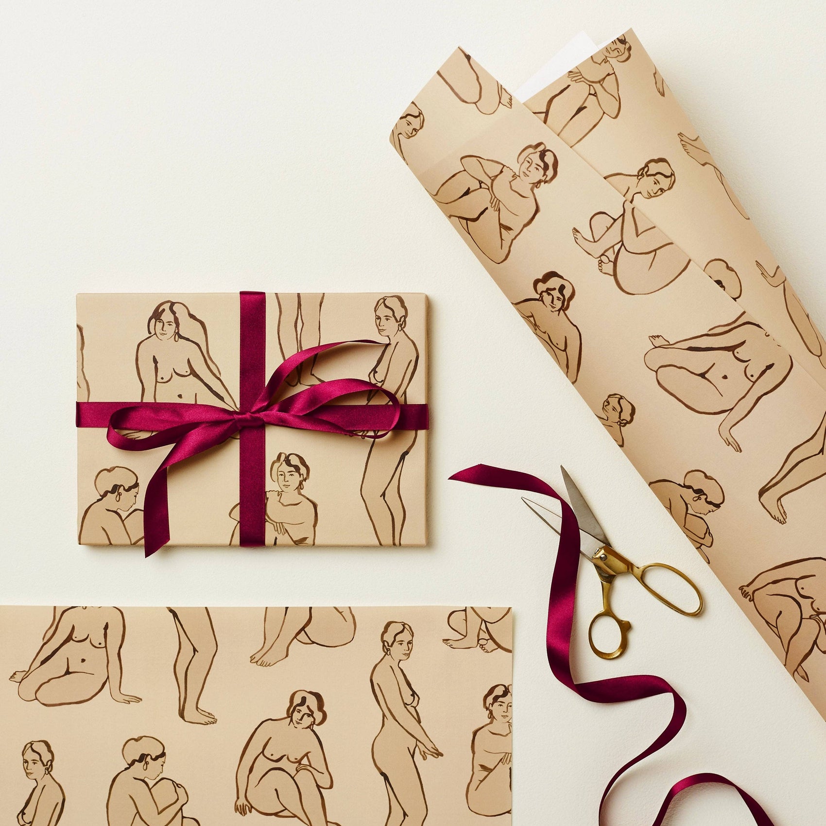 Nudes Patterned Paper