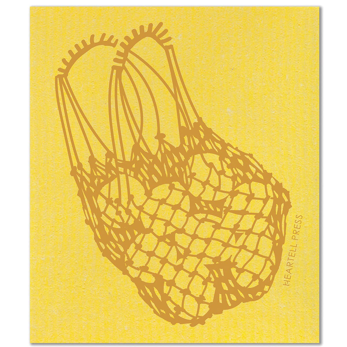 Stain-Hiding Yellow Lemons Sponge Cloth