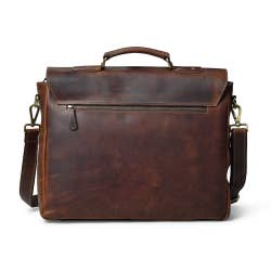 The Abai Buffalo Leather Messenger Bag
