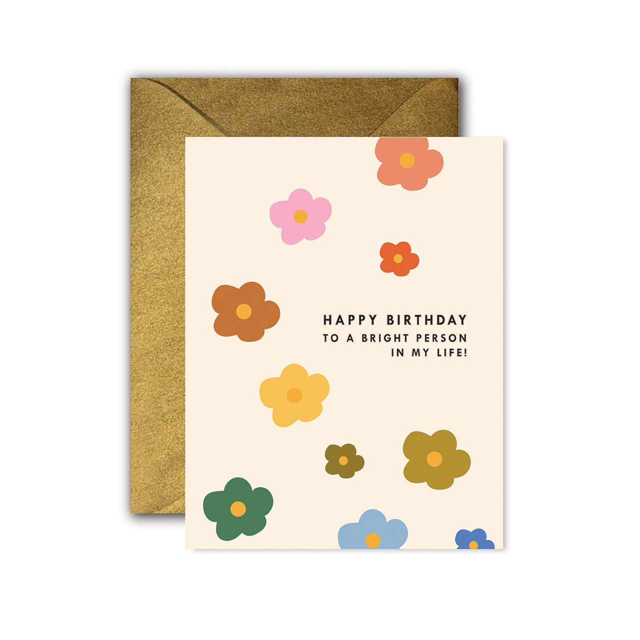 Mod Floral Birthday Card