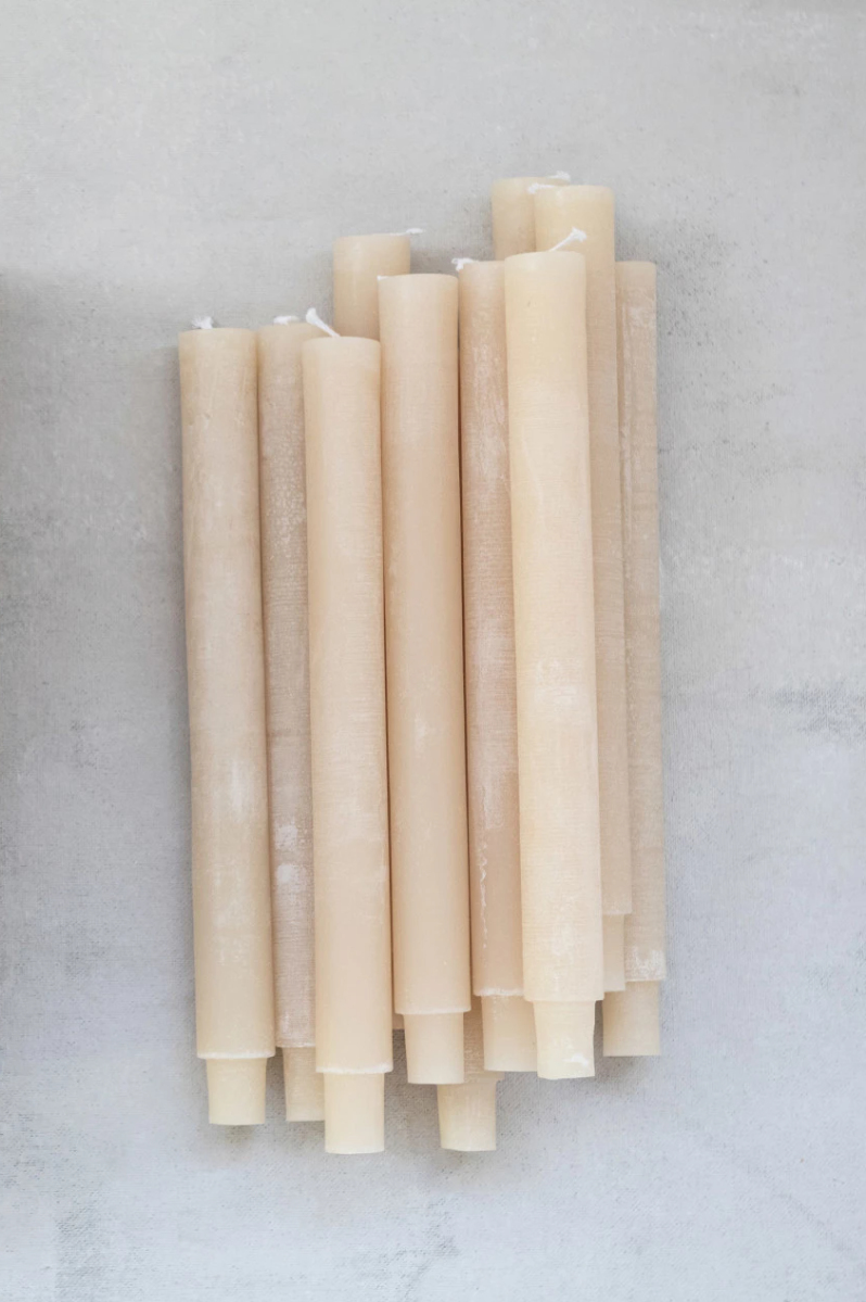 Cream Taper Candle