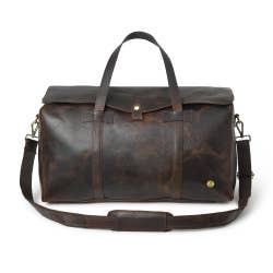 Darell Buffalo Leather Duffle Bag