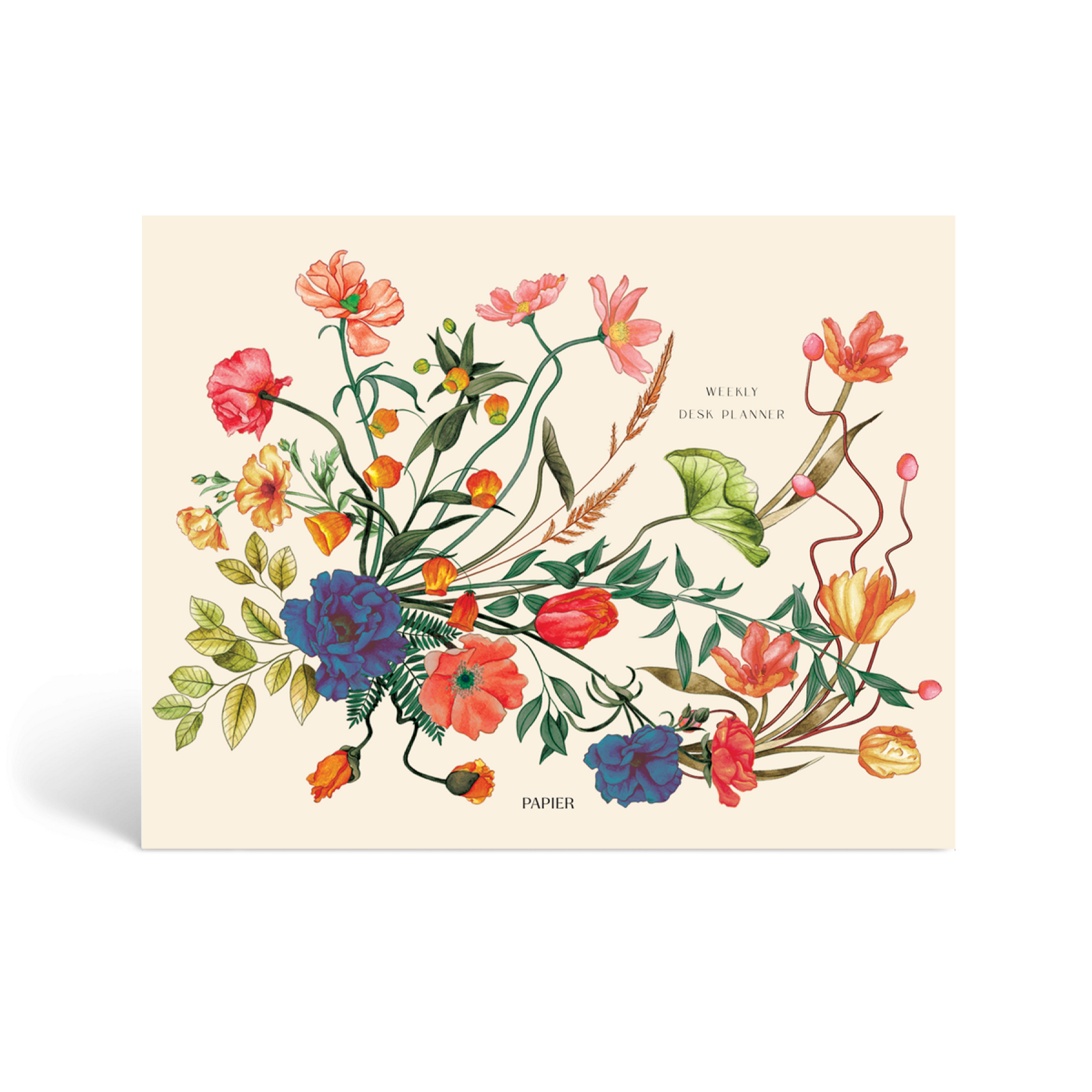 Wild Arrangement Desk Planner