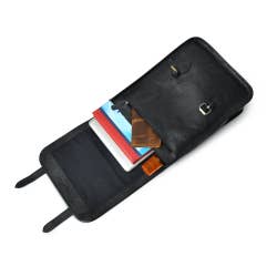 Penny Leather Backpack - Black