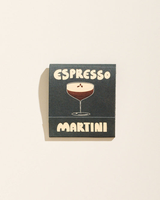 Espresso Martini Printed 10 Stem Matchbook