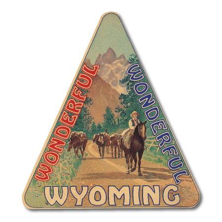 American Byways - Travel Label Sticker Box