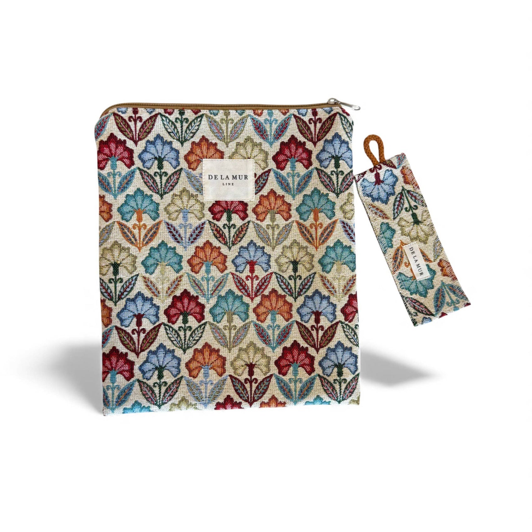 Book Cover With Matching Bookmark in Flora