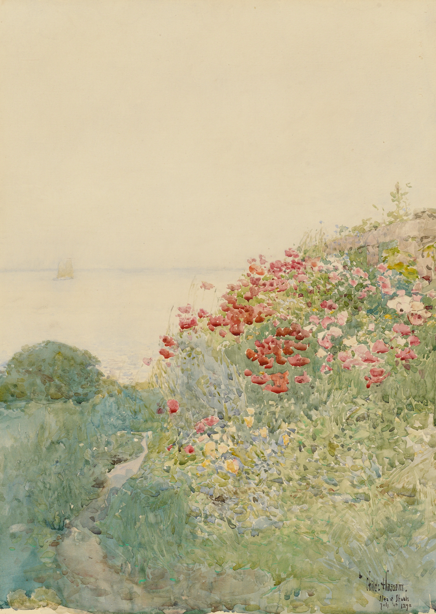 "Field of Poppies, Isles of Shoals" by Childe Hassam