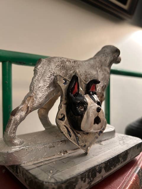 Boston Terrier on a Plaque