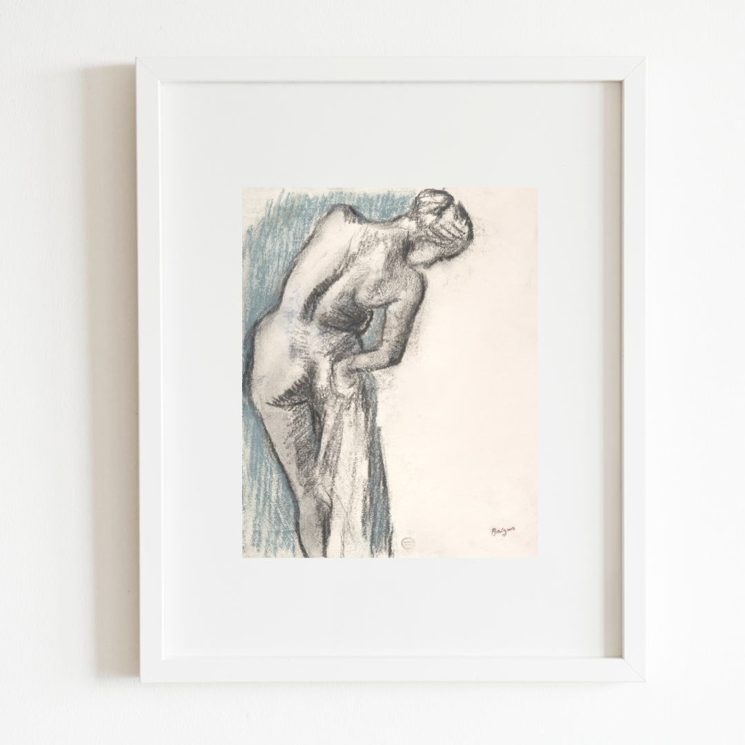 Sketch of a Woman by Edgar Degas Print
