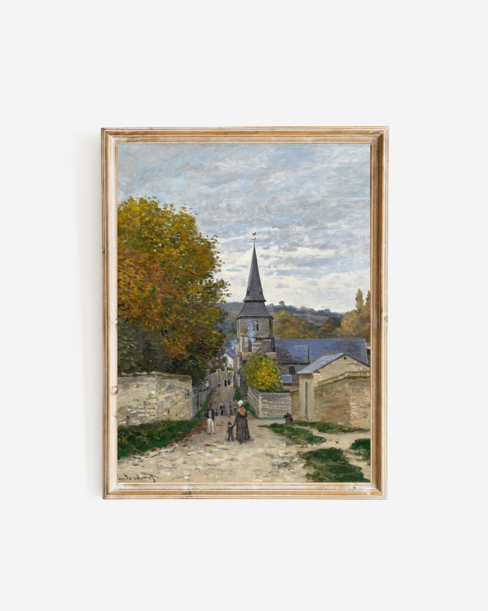 Street in Sainte-Adresse Antique Art Print