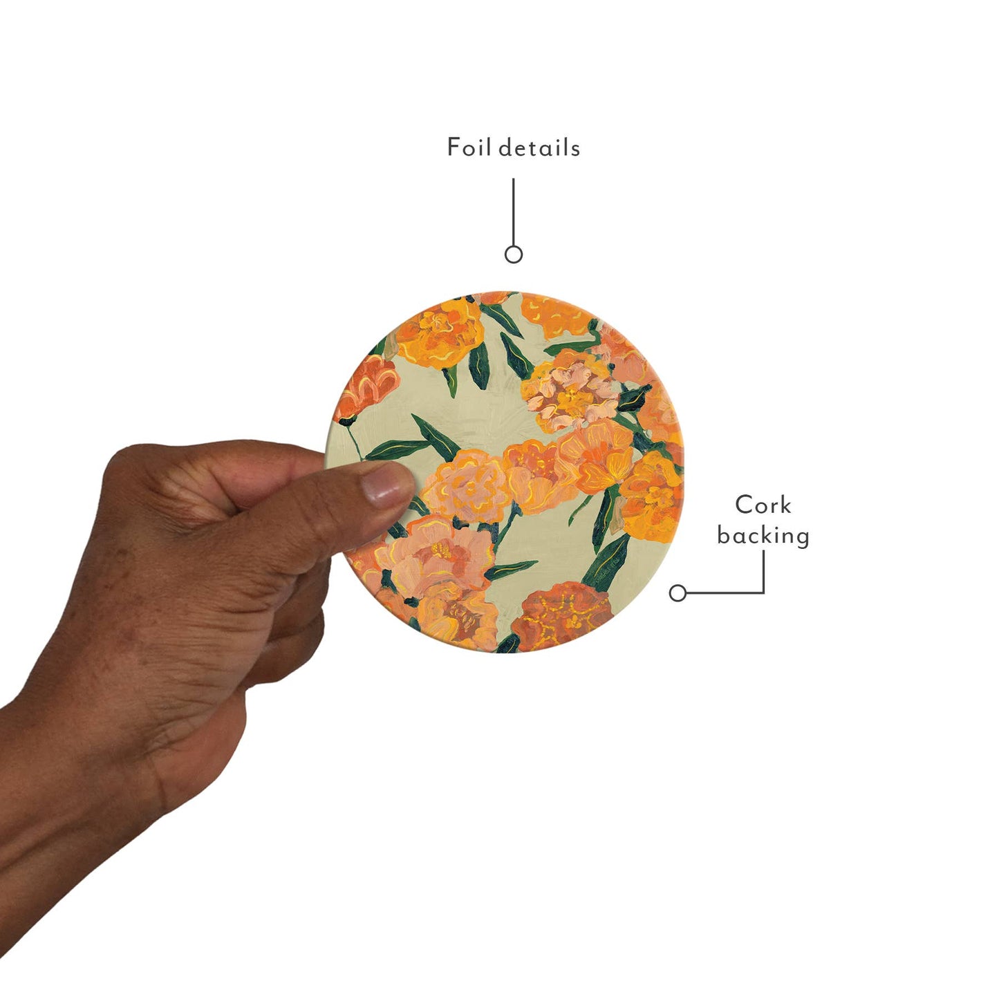 Sunset Blossoms Seedlings Coaster